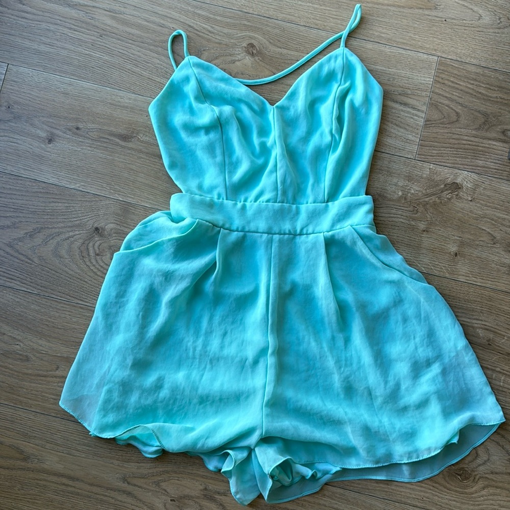 Mint Green Romper